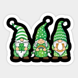 St Patricks Day Gnomes Sticker